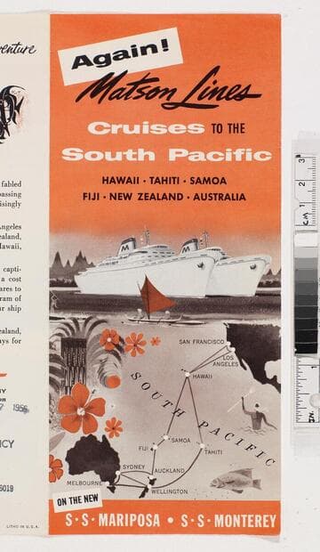 Again! Matson Lines cruises to the South Pacific