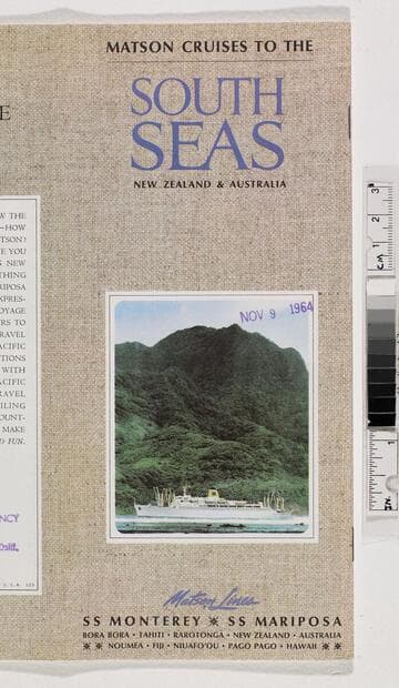 Matson cruises to the South Seas New Zealand & Australia