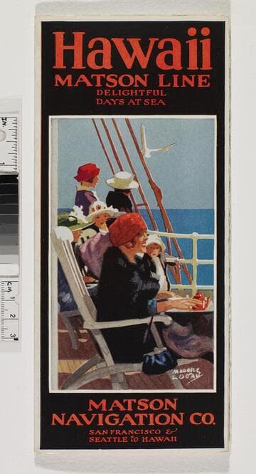 Hawaii Matson line : delightful days at sea