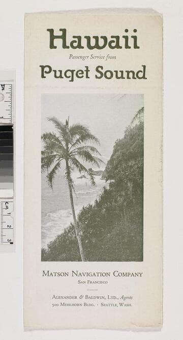 Hawaii passenger service from Puget Sound