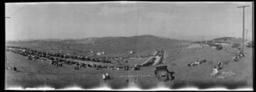 Parked cars, Legion Ascot Speedway, Los Angeles. November 26, 1924