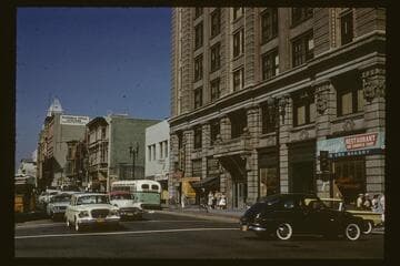 East side Spring Street, north of 4th Street