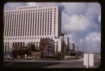 Wrecking the early buildings