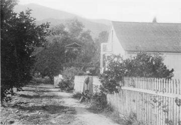 Camulos Ranch; Alesandro waiting for Ramona