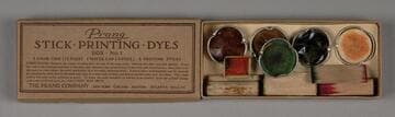 Prang Stick Printing Dyes: Box No. 1
