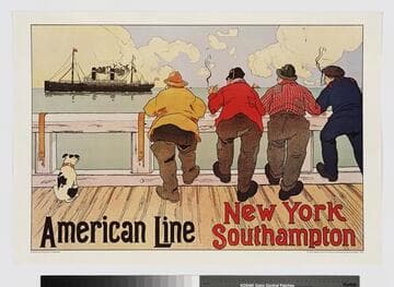 American Line :  New York [to] Southampton
