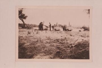 The boats of the Eddy party at Green River before starting