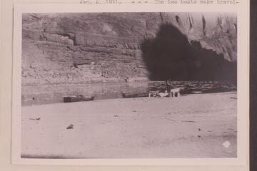 Flattum and Wetherill Glen Canyon trip. Two boats and John Wetherill