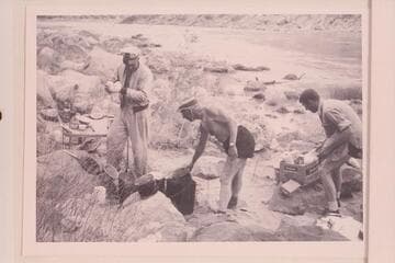 The dish bathing job at head of President Harding Rapid: Sanderson, Marston and Beer