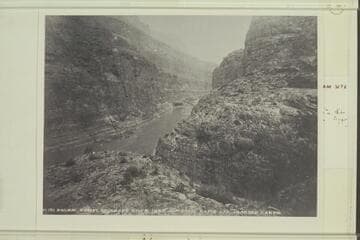 Up from Rapid 139, Marble Canyon; Brown-Stanton survey