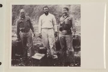Harry Aleson; Jack Newbold; Maurine Henderson. Dawson City. The trio ran on the Yukon with neoprene boats