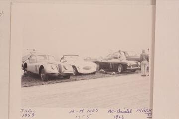 [photo reverse:  "At the National Races at Cumberland, Maryland"--[additional manuscript text]