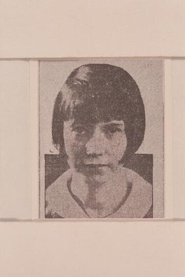 Copy of news photo of Bessie Hyde