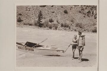 Joan and Norm Nevills on Green River