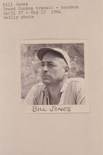 Bill Jones. Grand Canyon transit boatman