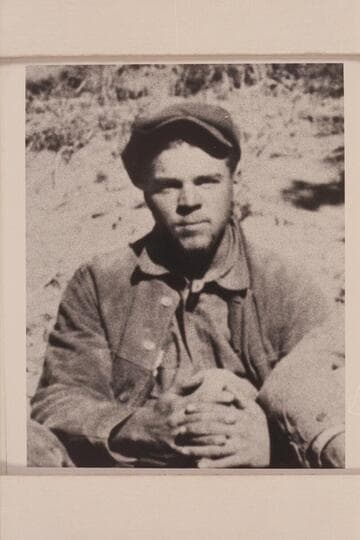 Leigh Lint. On the day this photo was made, Lint recorded the finding of the Gregory Bridge, giving its dimensions. Members of the crew of the USGS party surveyed Cataract Canyon in 1921, Sep. This photo of Lint is taken from a group picture