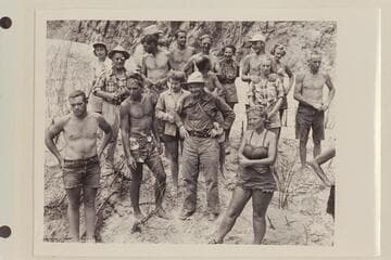 Combined Wright-Rigg and White-Pierce parties. Spencer Creek, Mile 246