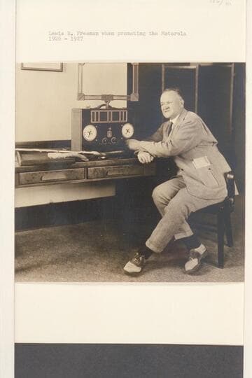 Lewis R. Freeman when promoting the Motorola