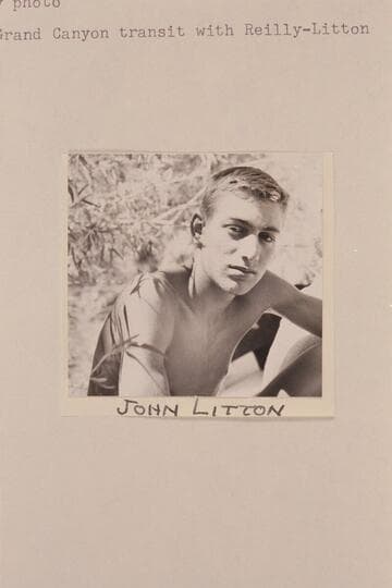 John Litton.  1962 Grand Canyon transit with Reilly-Litton