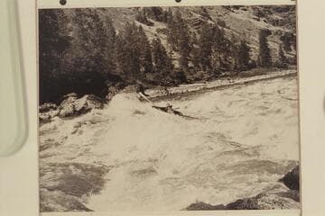 Dock Marston in Kinney Creek Rapid.  Snake River