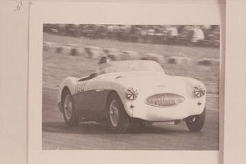 The Mull racing Jags.  Watkins Glen, New York