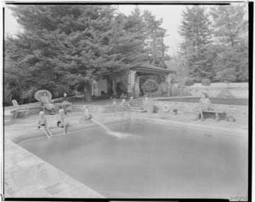 Swimming pool, 2885 Tanoble Drive, Pasadena. 1935