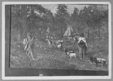 Painting titled "Pastoral" by Frank Sauerwein