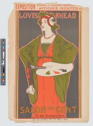 Exposition speciale de soixante novelles affiches inedites de Louis Rhead