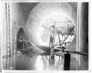 Long Beach Steam Station, Plant #3 - Discharge Tunnel