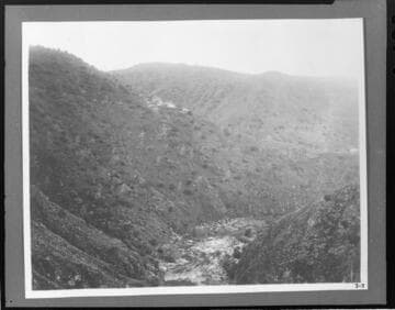 An overview of the construction camp #2 for Kern River #1 Hydro Plant