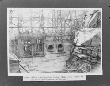 Big Creek Powerhouse #3 - Dam 6 upstream side