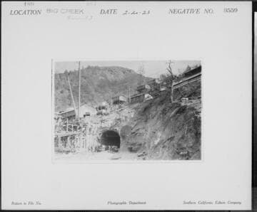 Big Creek Powerhouse #3 - Tunnel #3 outlet portal