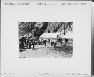 Big Creek, Stevenson Creek Test Dam - Rebuilt Messhall at Camp #35