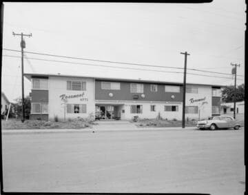 Various multi-unit apartment buildings with Medallion Home kitchens