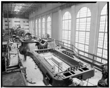 Long Beach Steam Station, Plant #2 - Turbo room