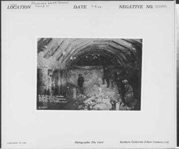 Big Creek, Florence Lake Dam - Driving Tunnel in soft ground west heading