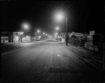 Street lighting in Goleta