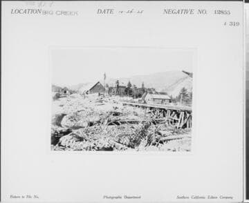 Big Creek, Florence Lake Dam - Middle section