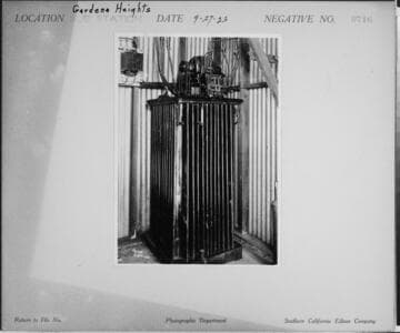 Gardena Heights Substation - Interior