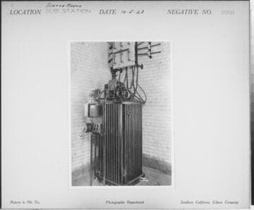 Sierra Madre Substation - Interior