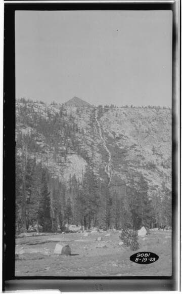Big Creek Scenery - Typical outlet conditions of high water lakes