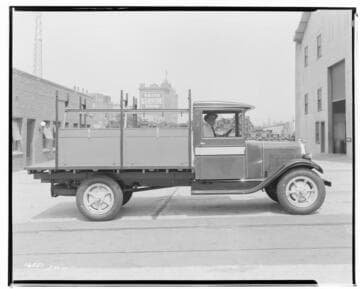 T3.1 Transportation - Autos, Trucks, & Railcars - Special Truck with places for equipment storage