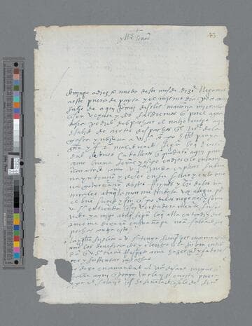 Jerónimo de Loaysa, Bishop of Lima, letter to Gonzalo Pizarro