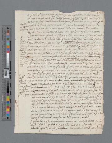Pedro de la Gasca, Bishop, draft document: Report on voyage from Panama and administration of Peru