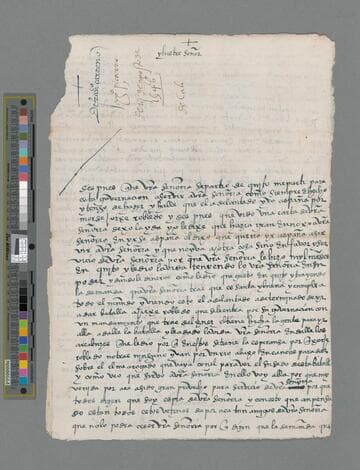 Francisco Carreño letter to Gonzalo Pizarro