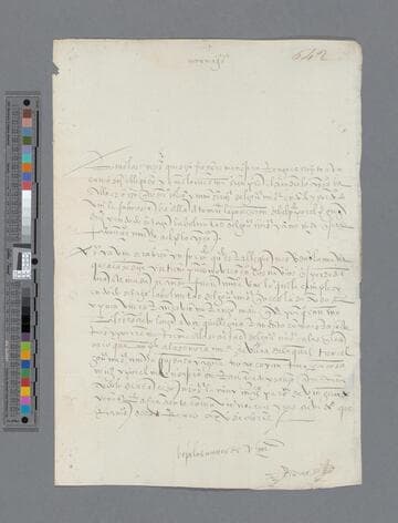 Juan de Acosta letter to Pedro de Puelles