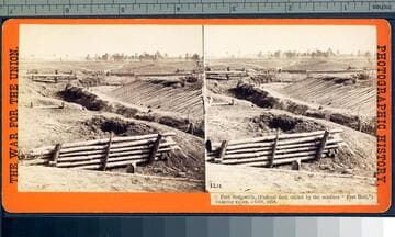 Fort Sedgwick, (Federal fort, called by the soldiers "Fort Hell,") exterior views, s 6209, 6210