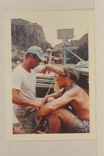 Frank LaRue transforms Garth Marston into one of the Powell crew. Tapeats Creek