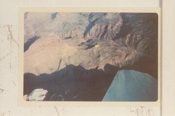 Geike Peak and Scylla Butte. Tuna Creek upper right. The plateau where the airmen landed in 1944 is upper center