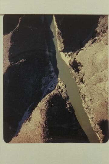 The cross canyons at Separation Canyon. Looking from the left bank toward the right